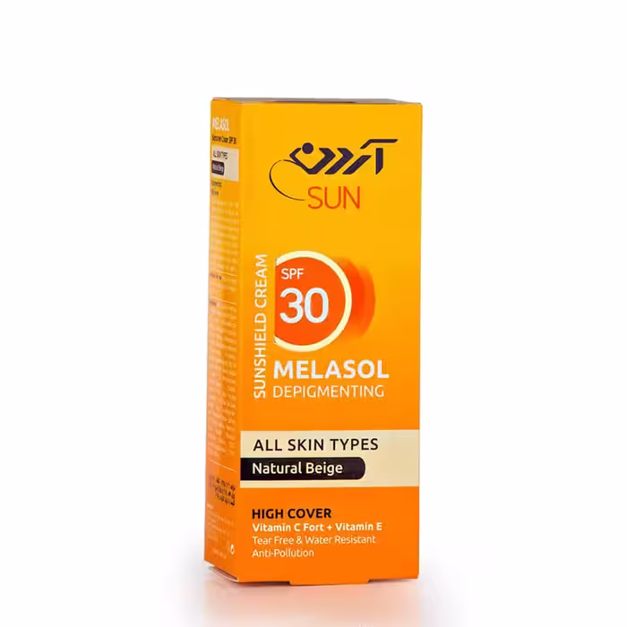 کرم ضد آفتاب انواع پوست آردن SPF30 مدل MELASOL | بژ طبیعی