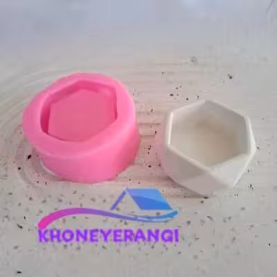 بیس خام جاشمعی و جا وارمری شش ضلعی