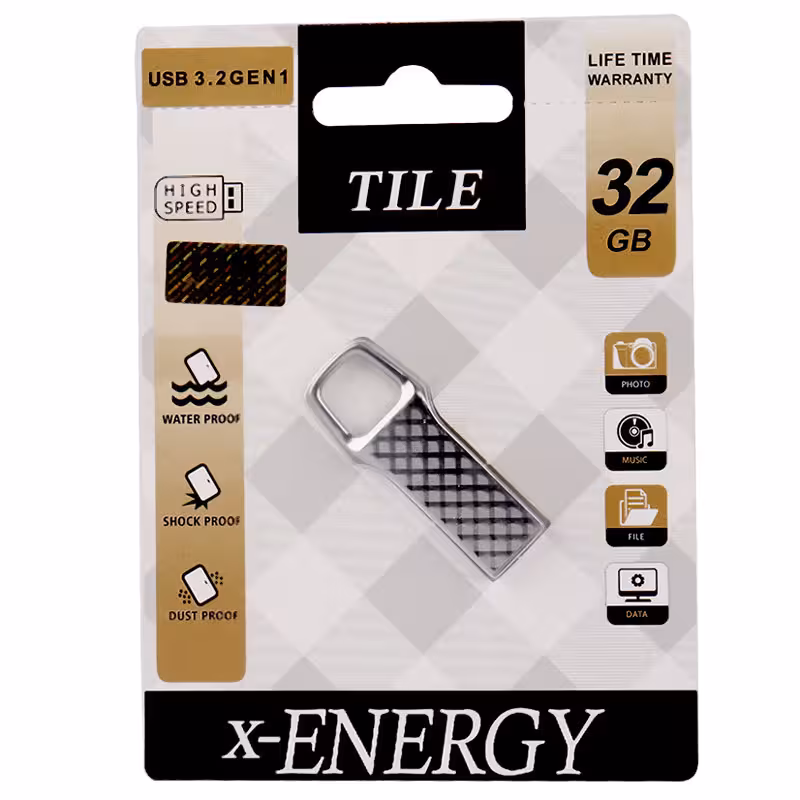 فلش 32 گیگ ایکس انرژی X-Energy Tile USB3.2