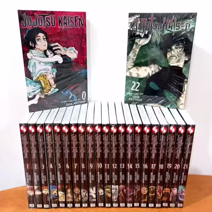 مانگا جوجوتسو کایزن مجموعه 23 جلدی از جلد 0 تا 22 زبان انگلیسی