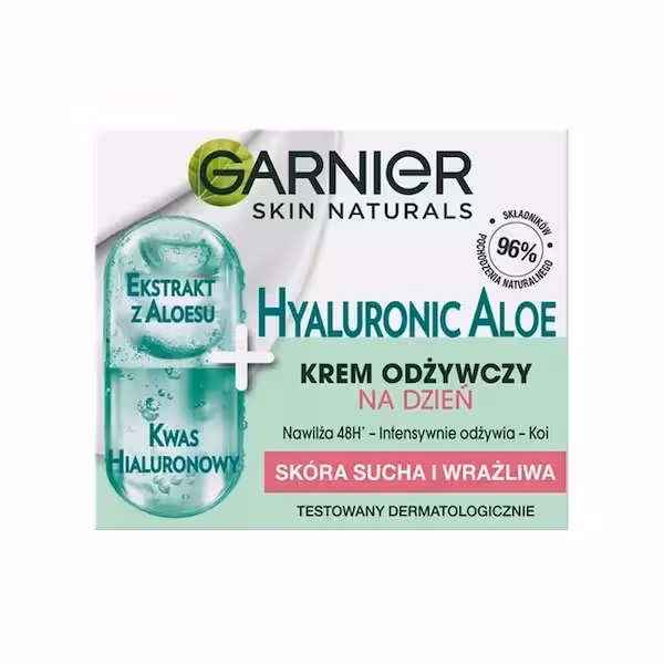 کرم آبرسان روز هیالورونیک اسید گارنیر Garnier حاوی آلوئه ورا
