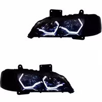 خرید چراغ جلو اسپرت پژو پارس کروز مدل 3D-I8 سفید داخل مشکی بدون موتور دو عددی | اتوموبی