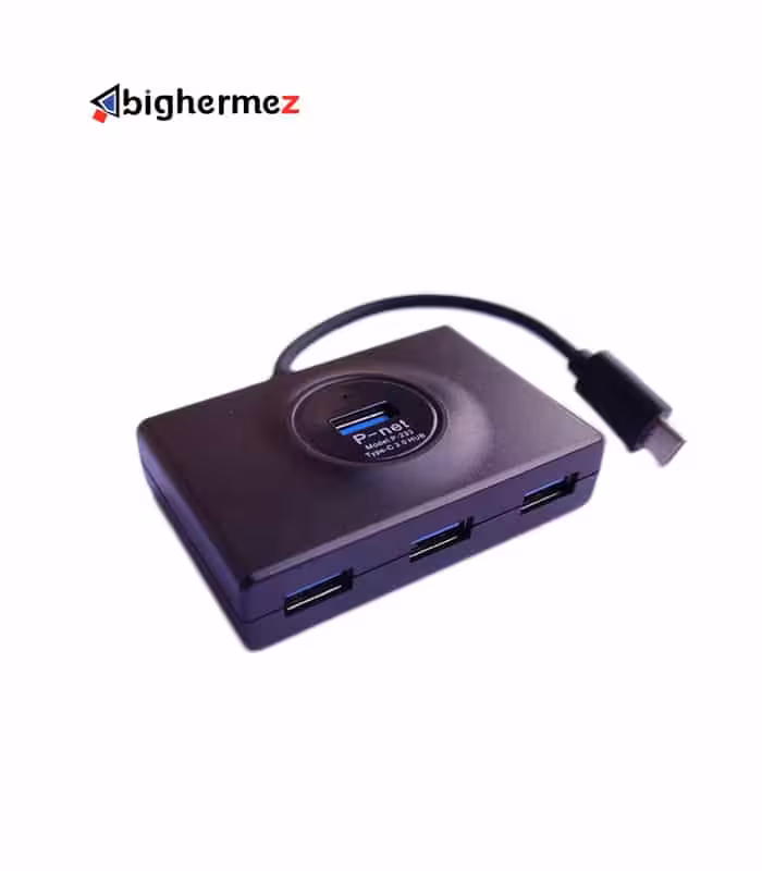 هاب 4 پورت TYPE-C پی نت مدل P-233