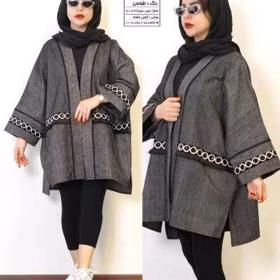 مانتو سایز بزرگ مدل وانوش(موجودی سوال شود)