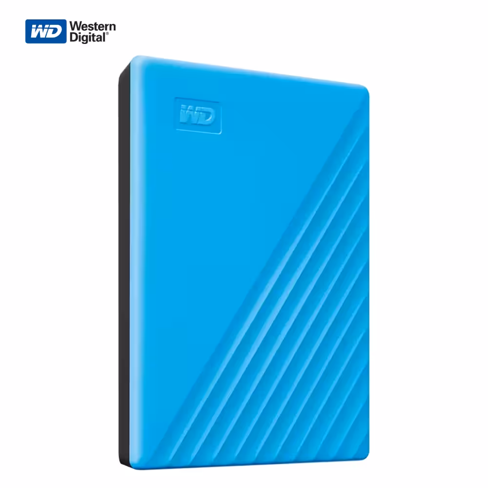 هارد اکسترنال وسترن دیجیتال مدل My Passport ظرفیت 1 ترابایت رنگ آبی