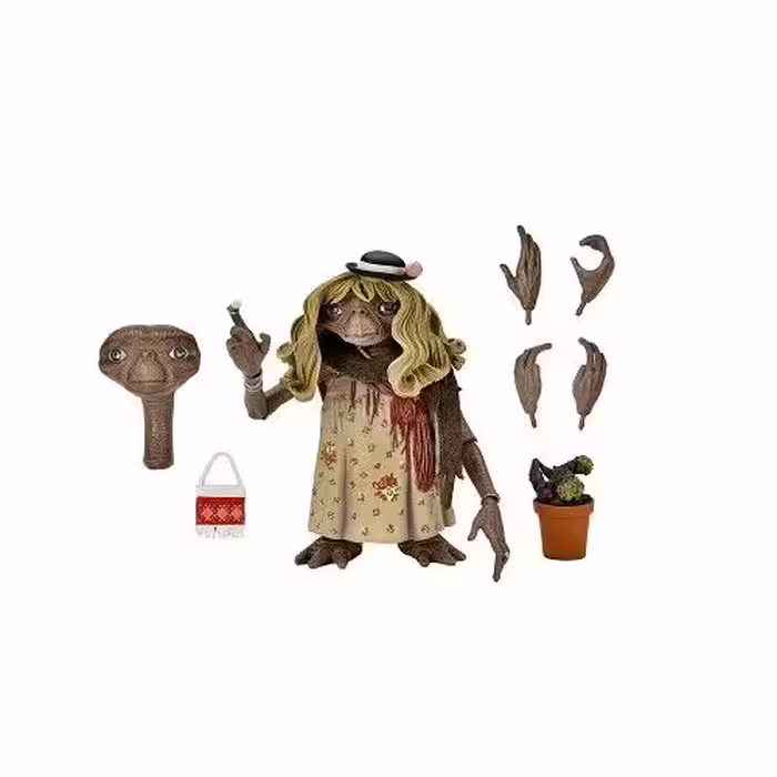فیگور ای‌تی موجود فرازمینی E.T. the Extra-Terrestrial Elliott and E.T. طرح پیرزن