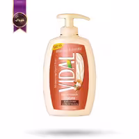 صابون مایع ویدال Vidal مدل بادام و کره کاریته Almond & Karite حجم 500 میلی‌ لیتر (اورجینال)