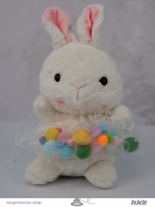 عروسک خرگوش لباس توپی Rabbit doll in a ball dress