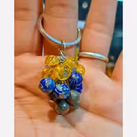 آویز جاکلیدی سنگی اصل اویز جاکلیدی فراوانیئ اویز جاکلیدی 13صفر اویز سنگ لاجورد اویز سنگ سیترین اویز سنگ پیریت سلما گالری