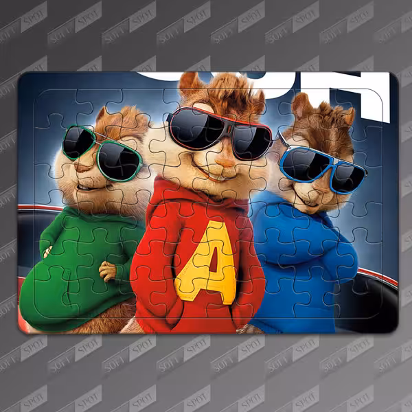 پازل طرح Alvin and the Chipmunks PZL-12