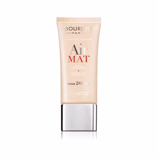 کرم پودر ایر مات بورژوا شماره 01 Bourjois Air Mat Foundation Bourjois Air Mat Undetectable Matte Finish 24H Foundation For Women, 04 Beige, 1 Ounce