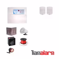 پکیج دزدگیر اماکن باسیم مدل فایواستارسیم کارتی و تلفنی FS206H62