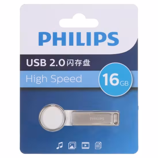فلش مموری فیلیپس مدل  FM21UA016A/93-F USB2.0 ظرفیت 16گیگابایت