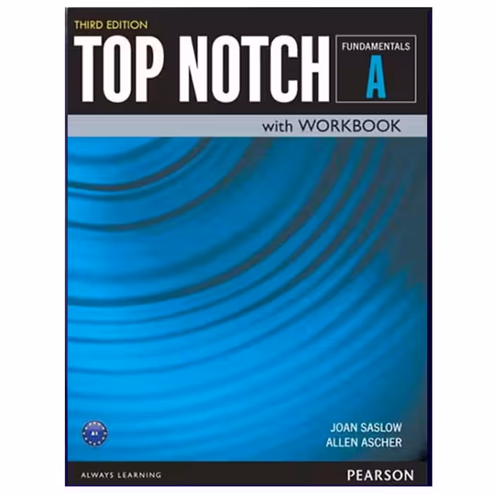 کتاب Top Notch Fundamentals A اثر Joan Saslow and Allen Ascher انتشارات هدف نوین