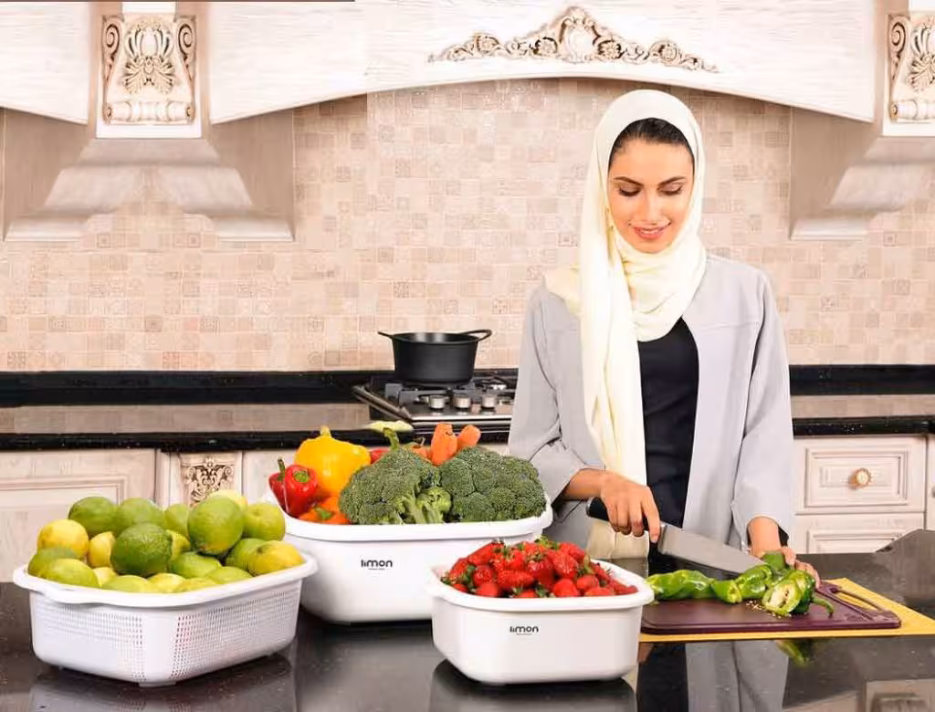 سرویس آبکش و لگن لیمون مدل نسیم در 8 پارچه و 6 پارچه