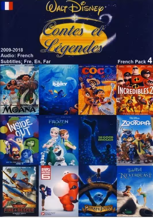کارتون های والت دیزنی فرانسوی شماره 4 French Cartoons