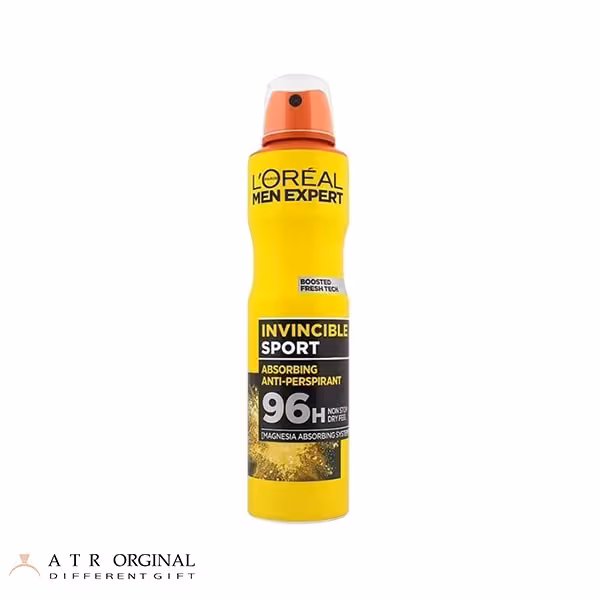 اسپری ضد تعریق زرد لورآل اینوینسیبل اسپورت Invincible