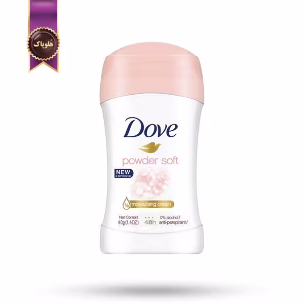 مام استیک ضدتعریق داو Dove مدل رایحه‌ی پودر کودک Powder Soft حجم 40 میلی لیتر (اورجینال)