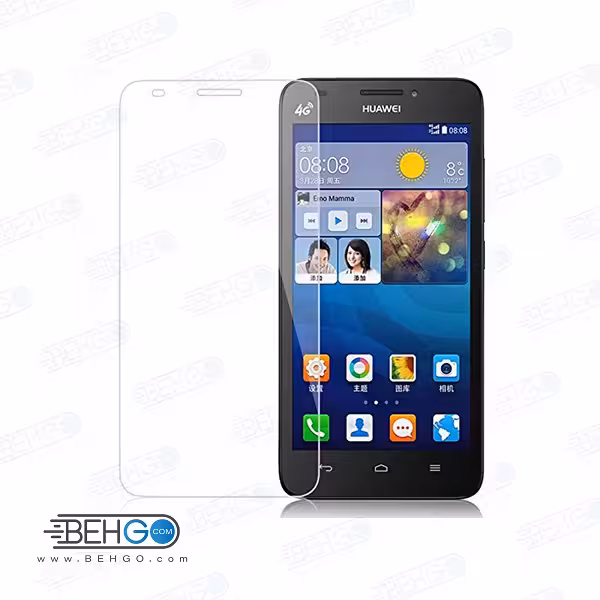 گلس G620 بی رنگ و شفاف هواوی جی 620 یا ,g620 محافظ صفحه نمایش شیشه ای Glass Screen Protector huawei G620