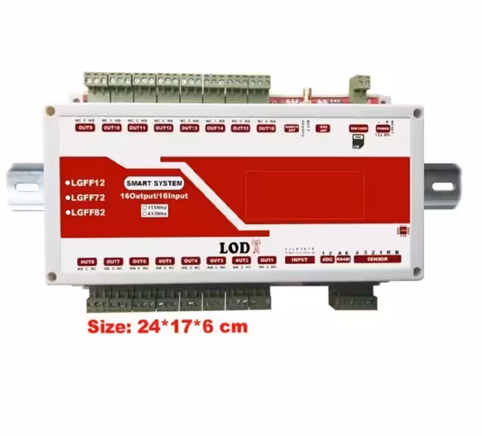 کنترل پیامکی ریموتی 16 کاناله تایمردار LGFF72