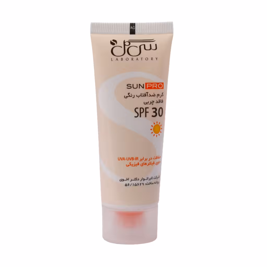 ضدآفتاب فاقد چربی پوست معمولی تا چرب رنگی spf30 سی گل