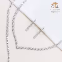 سرویس نقره طرح تنیسی ظریف و درخشان عیار 925 کد 11140