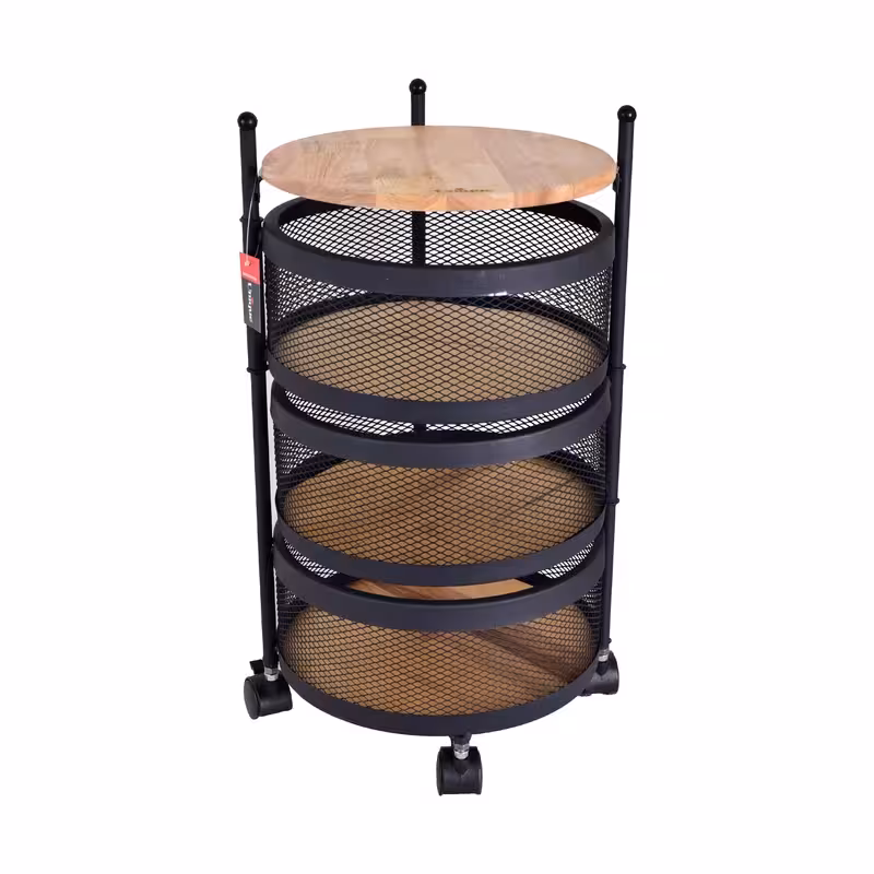 جای سیب زمینی و پیاز یونیک مدل UN-2963 سه طبقه توری گرد