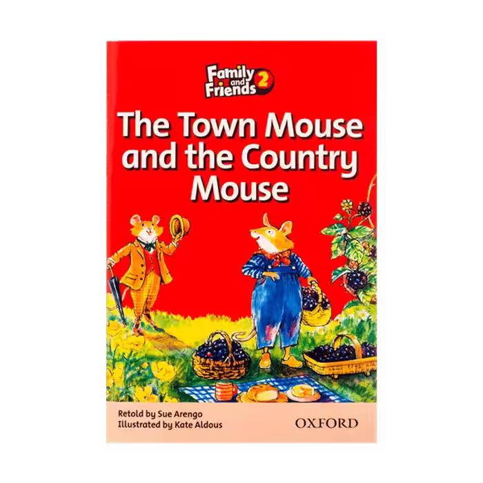 کتاب داستان کوتاه کودکان 2 The town mouse and the country mouse Family Readers