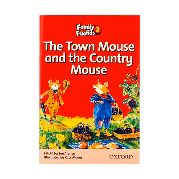 کتاب داستان کوتاه کودکان 2 The town mouse and the country mouse Family Readers