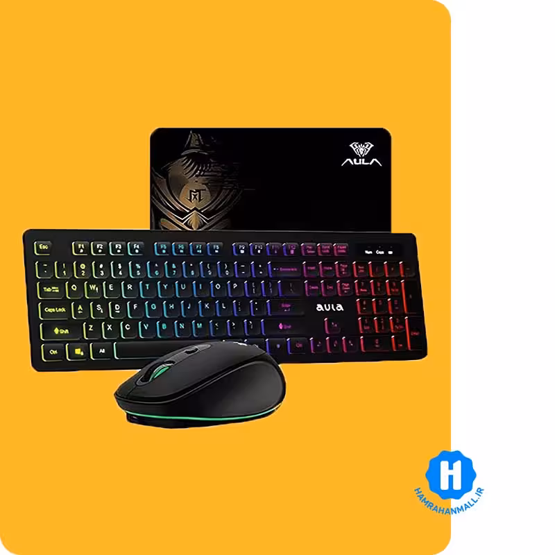 کیبورد و ماوس گیمینگ آئولا مدل AC208