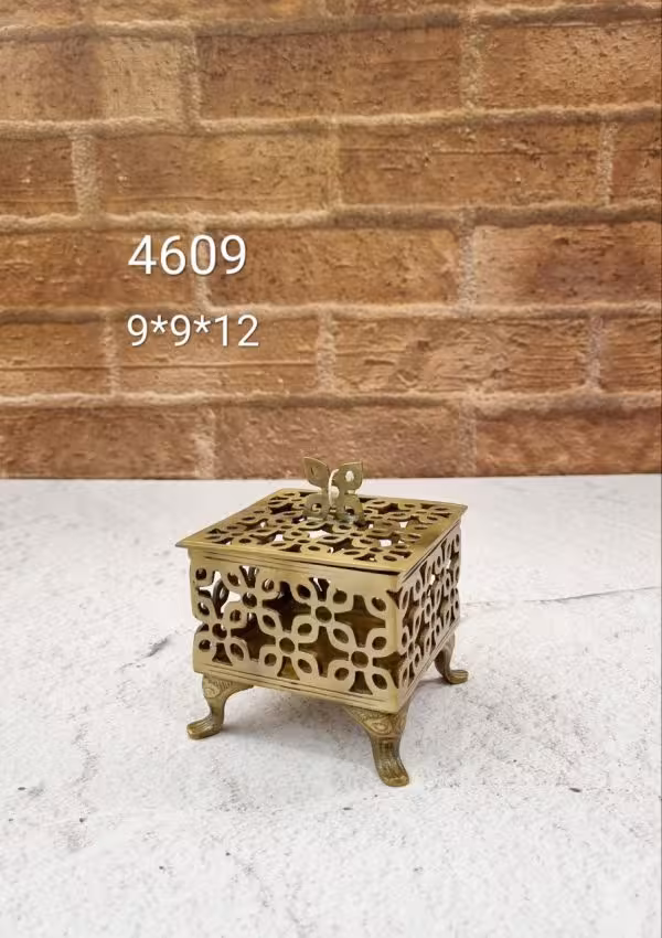 شکلات خوری و قندان برنجی برند ریور کد 210216