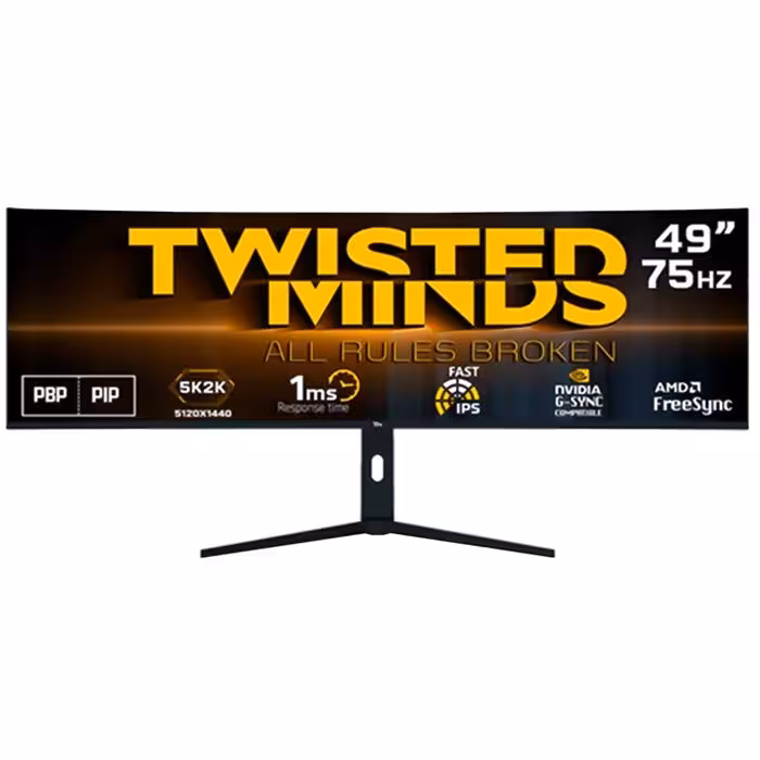 Twisted Minds TM492K 75HZ 49inch IPS Full HD Monitor