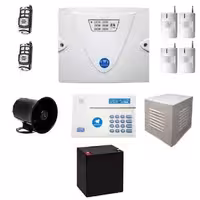 پک دزدگیر سیم کارتی بیسیم کلاسیک با ریموت برد بلند