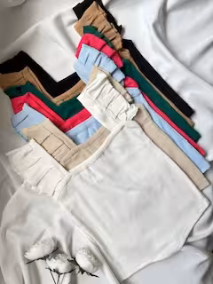 کراپ تاپ سرشونه چین با کیفیت اعلا