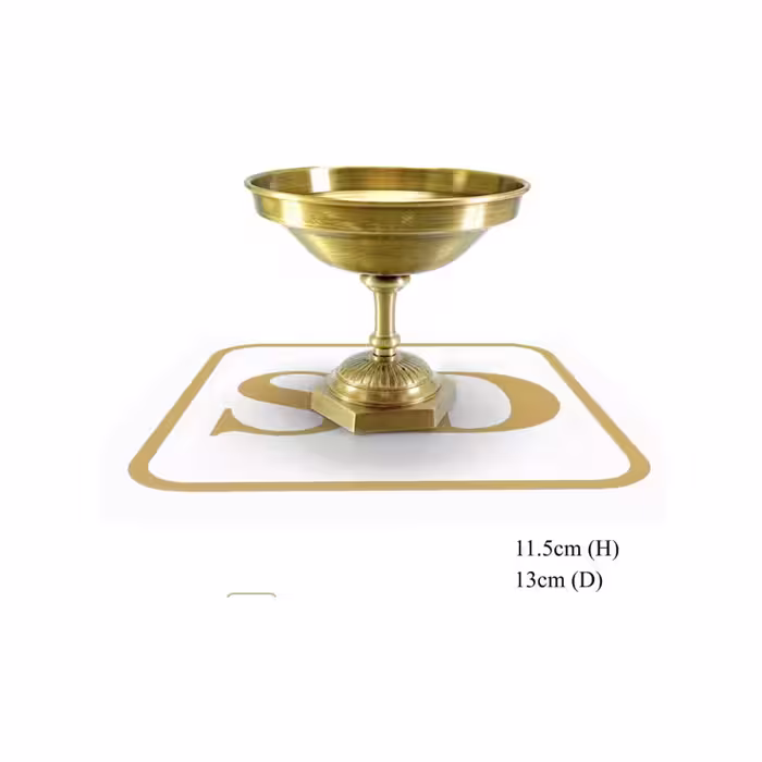پیاله پایه دار برنجی 43284