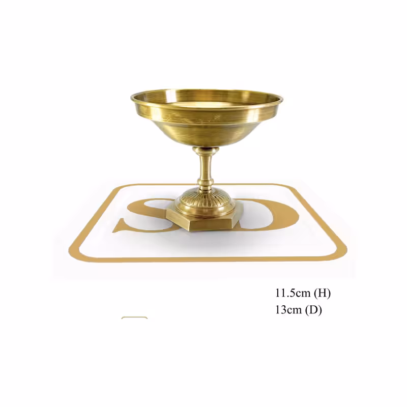 پیاله پایه دار برنجی 43284