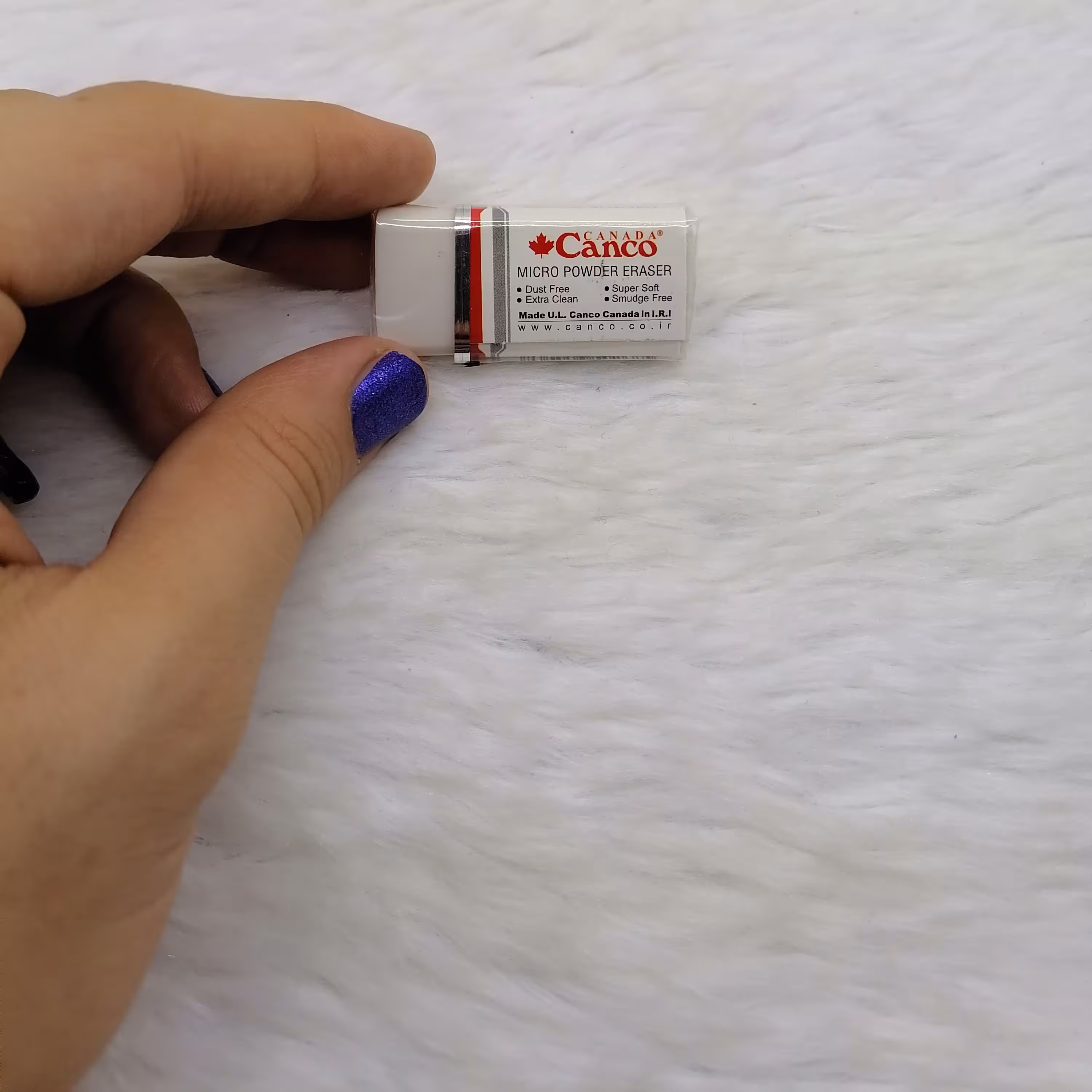 پاک کن Canco سفید، لطفاً قبل از ثبت سفارش موجودی بگیرید 