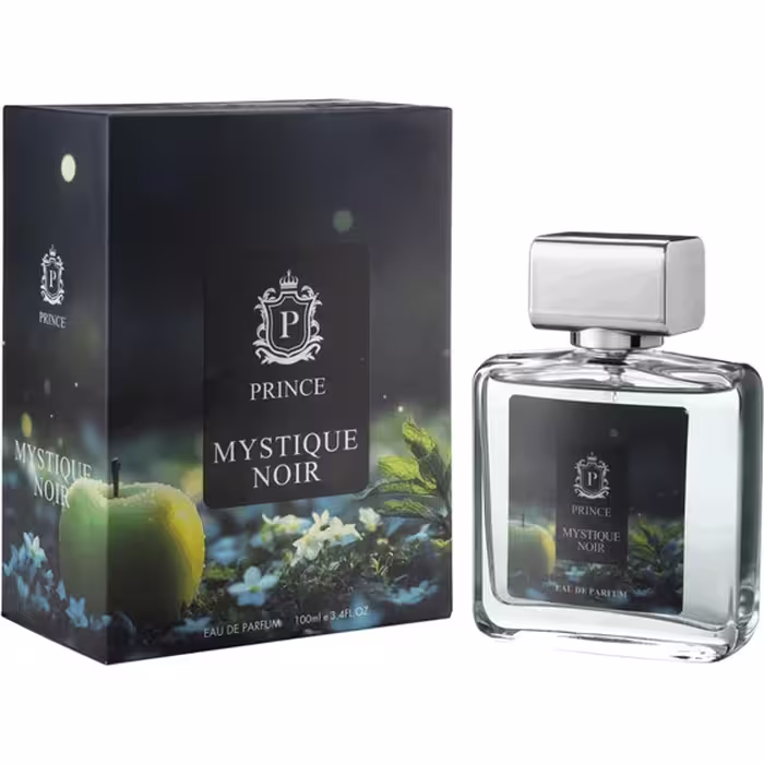 ادکلن مردانه پرینس مدل Mystique Noir با رایحه لیتون مارلی و حجم 100 میلی‌لیتر