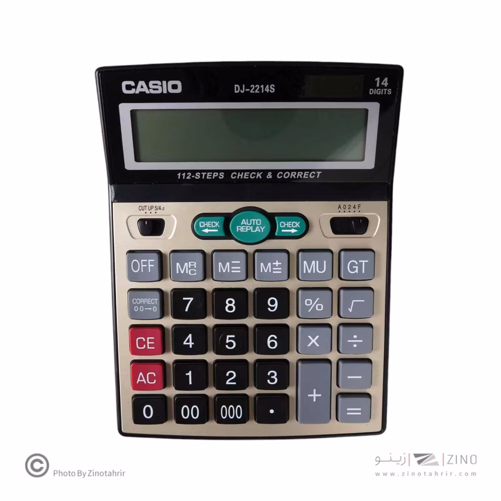 ماشین حساب رومیزی 3صفر14رقم کاسیو DJ-2214S
