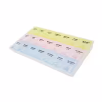 جعبه قطعات نظم دهنده 21 خانه رنگی