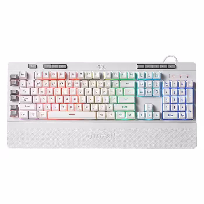 کیبورد گیمینگ ردراگون Keyboard Redragon Shiva K512 White