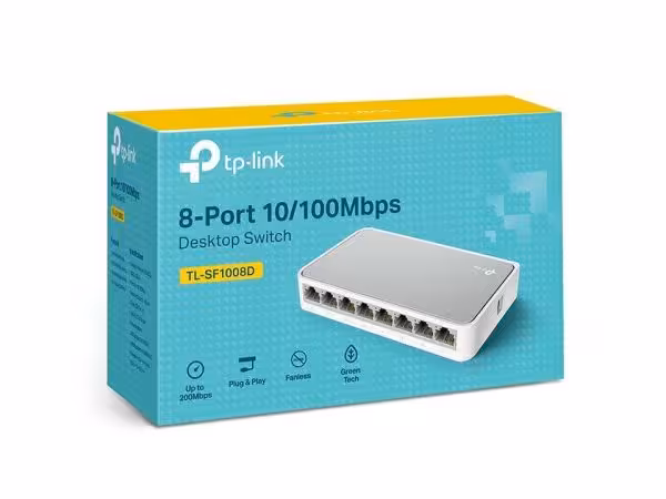 سوئیچ 8 پورت 10/100Mbps تی پی لینک مدل TL-SF1008D