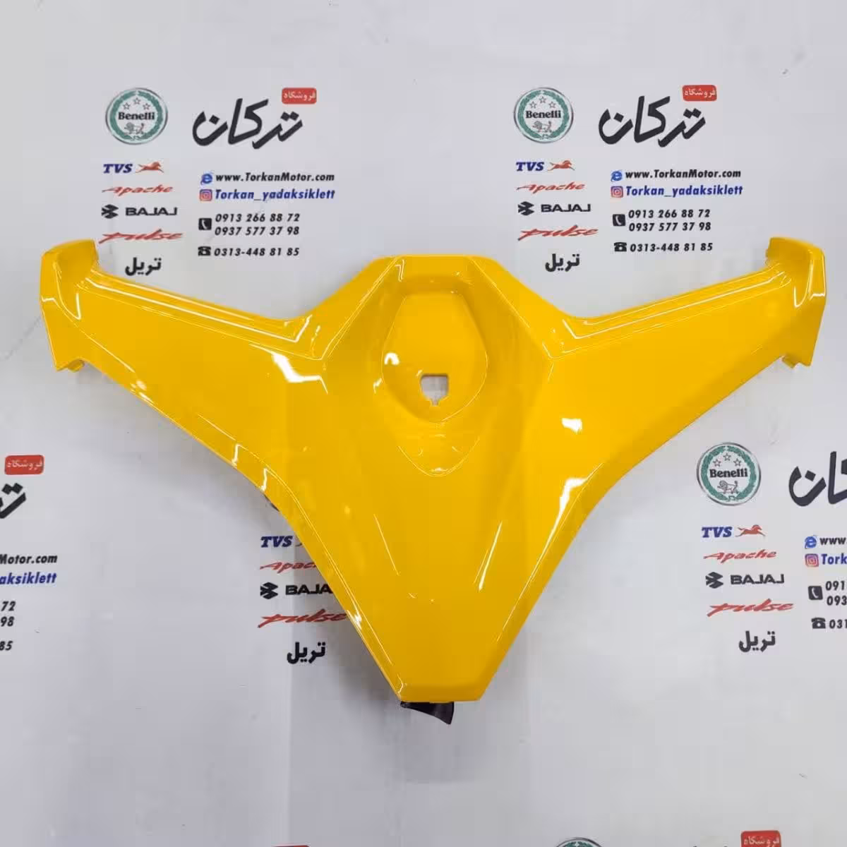 قاب ( کاور ) فلاپ داشبورد ( پروانه ) طرح کلیک ( زرد براق ) خارجی