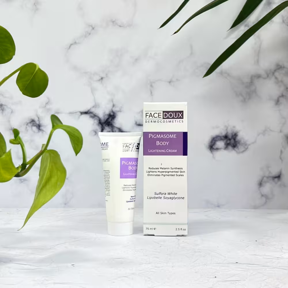 کرم روشن کننده بدن پیگمازوم فیس دوکس 75 میلی لیتر