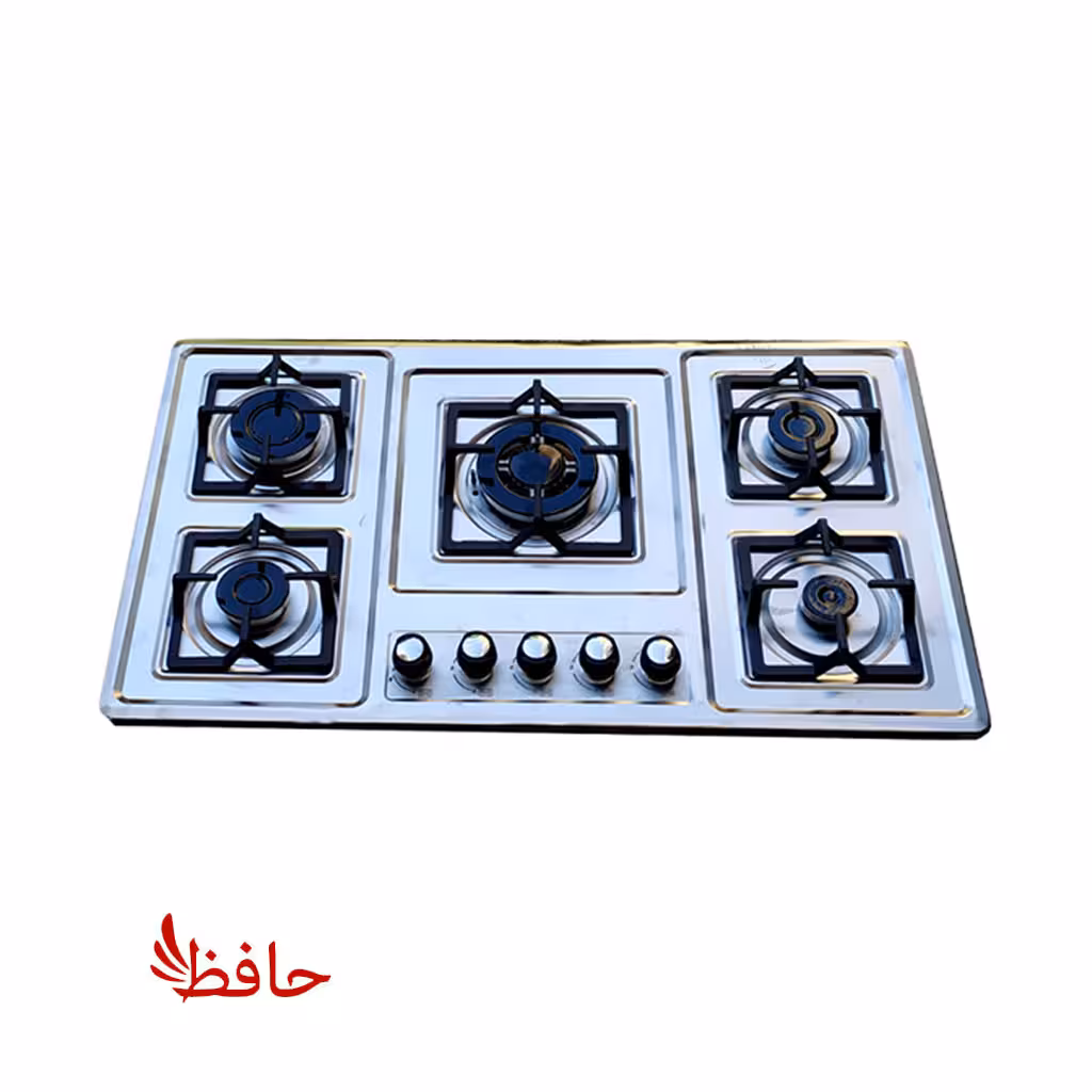 اجاق گاز صفحه ای استیل پنج شعله دنپاسر مدل STML1