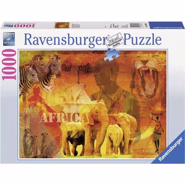 پازل 1000 قطعه Ravensburger طرح احساس آفریقا