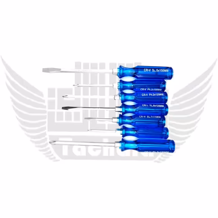 مجموعه پیچ گوشتی ضربه ای 7 عددی RAIDER