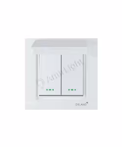 کلید دو پل بارانی توکار دلند پلاس مدل آسا