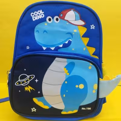 کوله پیش دبستانی دایناسور آبی