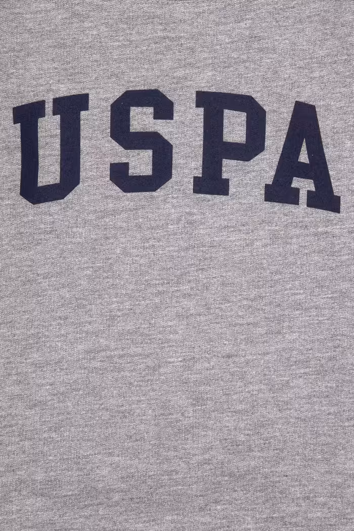 سویشرت پسرانه خاکی ملانژ یو اس پولو